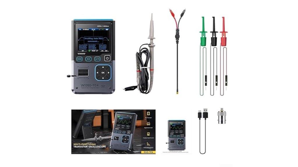 upgraded portable oscilloscope