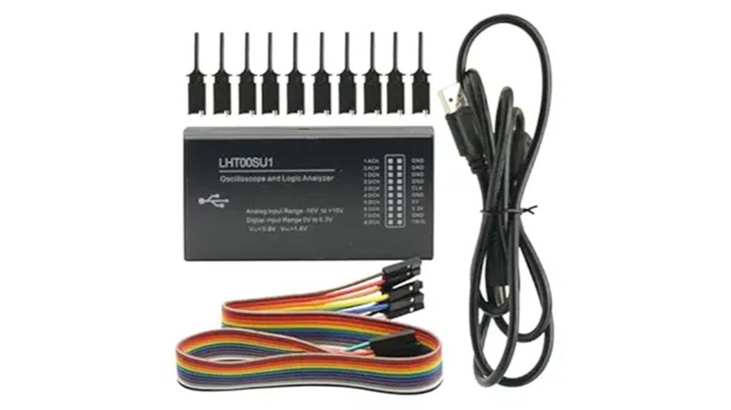 usb oscilloscope with signal