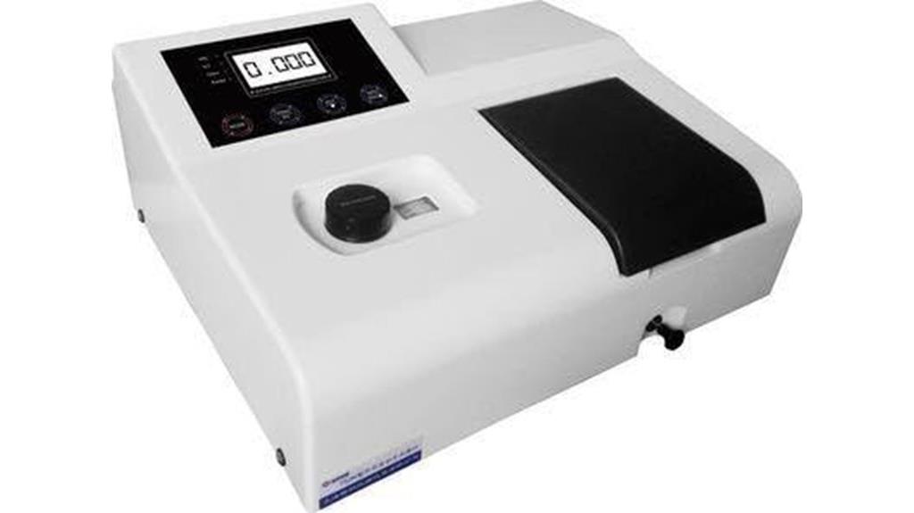 uv vis spectrophotometer range