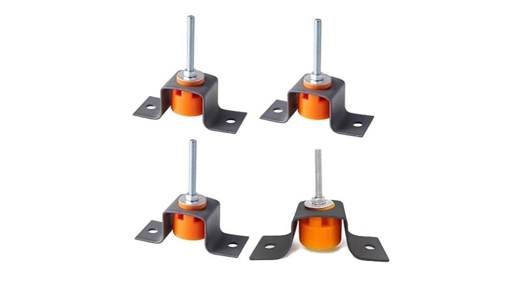 wall mounted vibration isolator