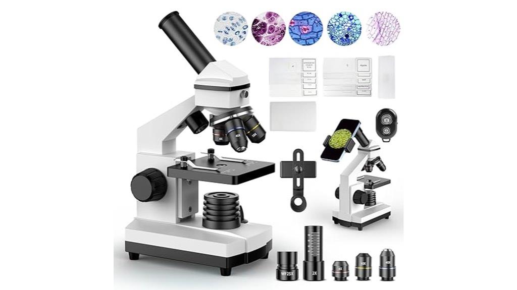 white compound microscope suitable