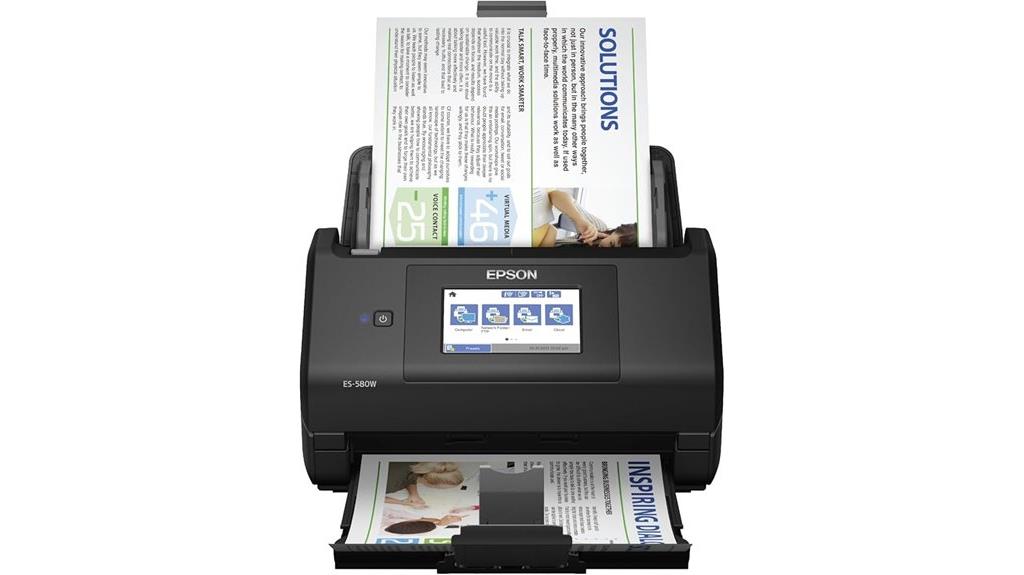 wireless document scanner with adf