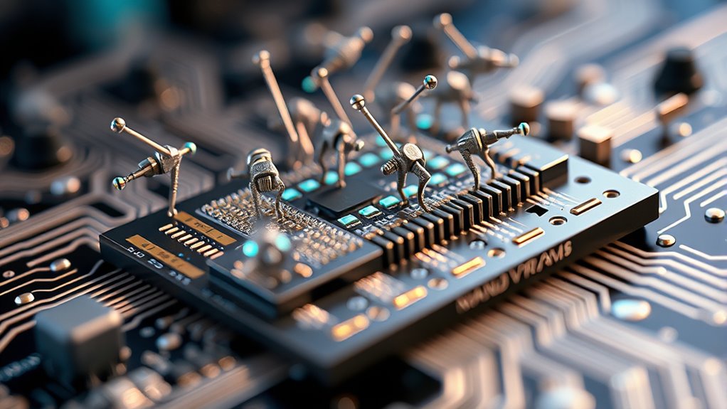 nanomachine microchip integration