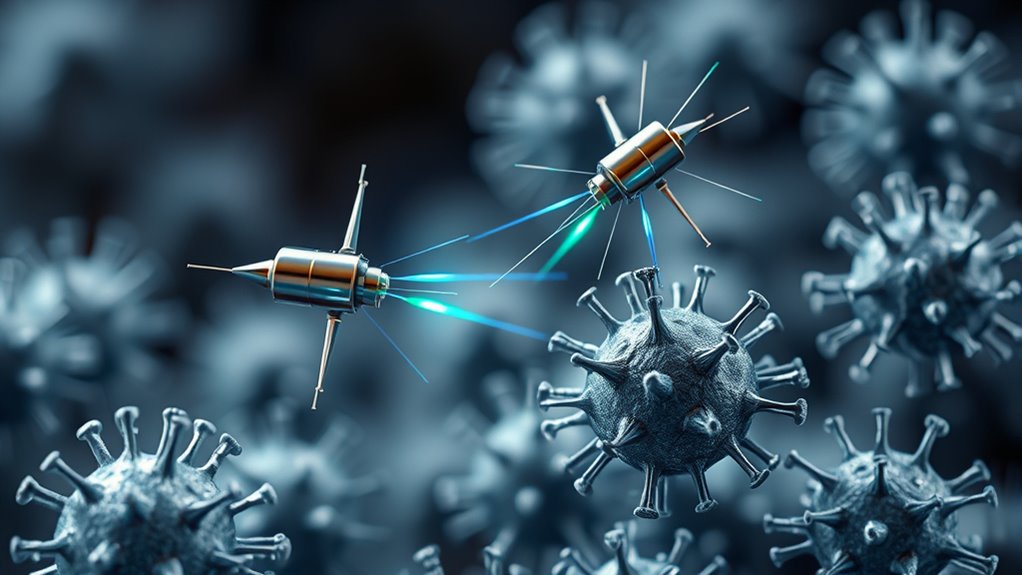 nanomachines target viral mutation