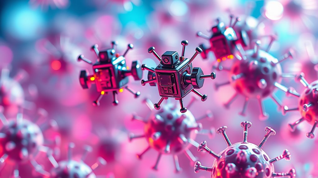 nanotech virus targeting experiments