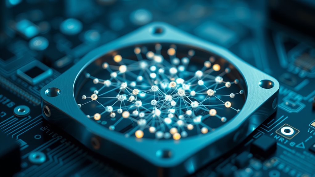 quantum nanorobotic data transfer