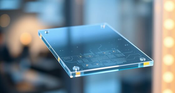 transparent nanotech displays
