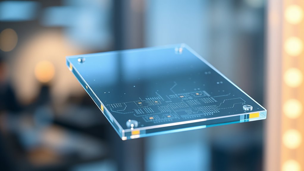 transparent nanotech displays