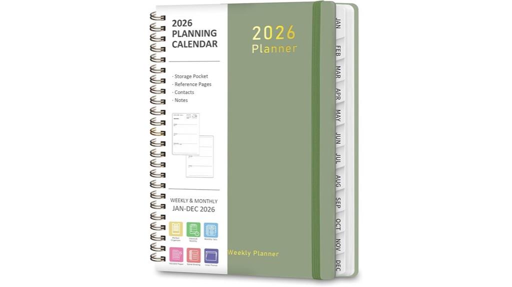 2026 weekly monthly planner
