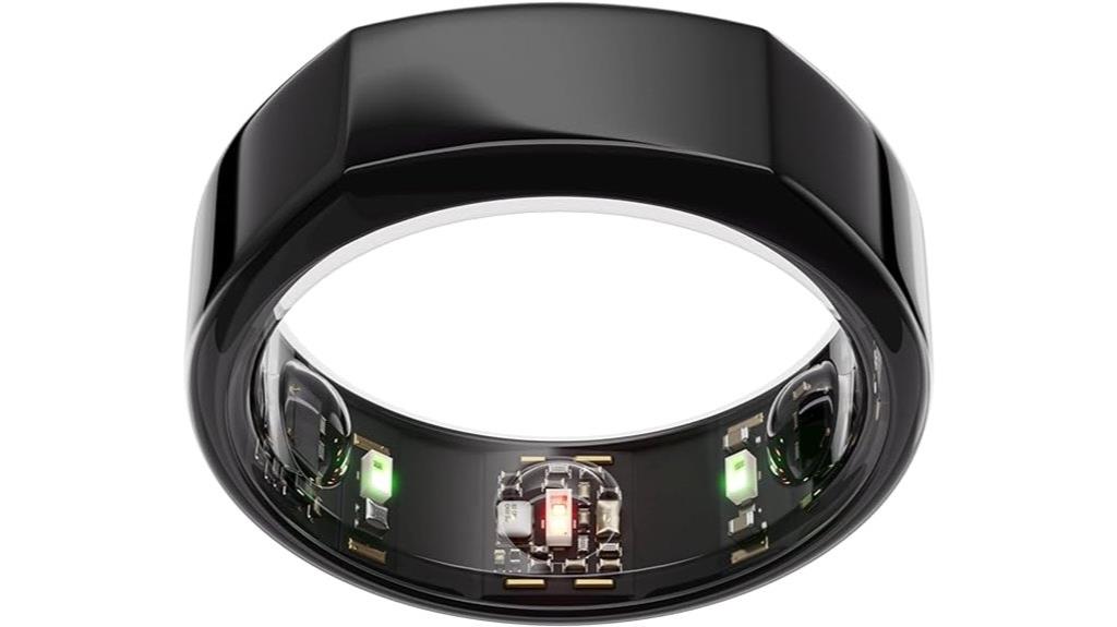 black size 6 smart ring