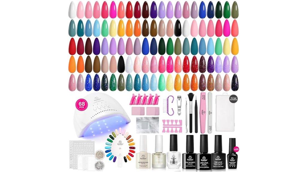 complete 68 piece nail kit