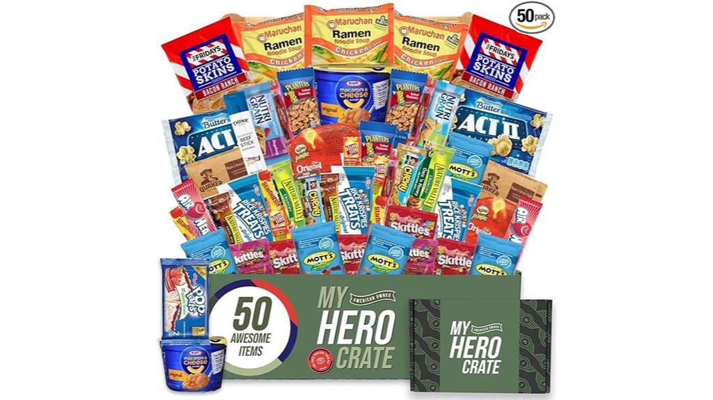 hero microwavable gift basket