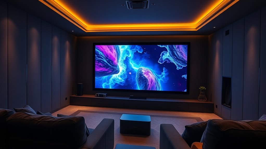 key home theater projection factors