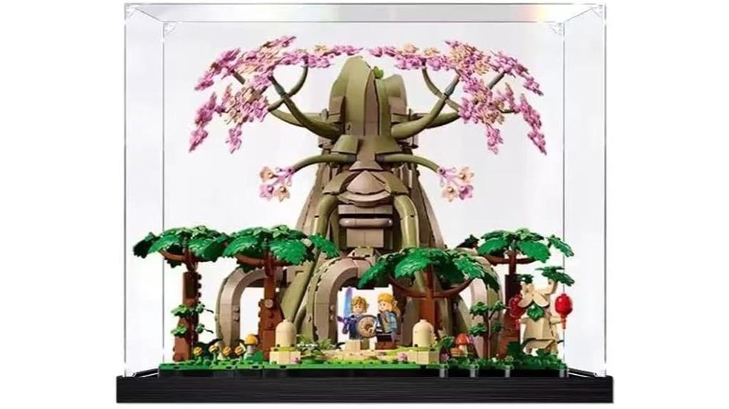 lego tree building display