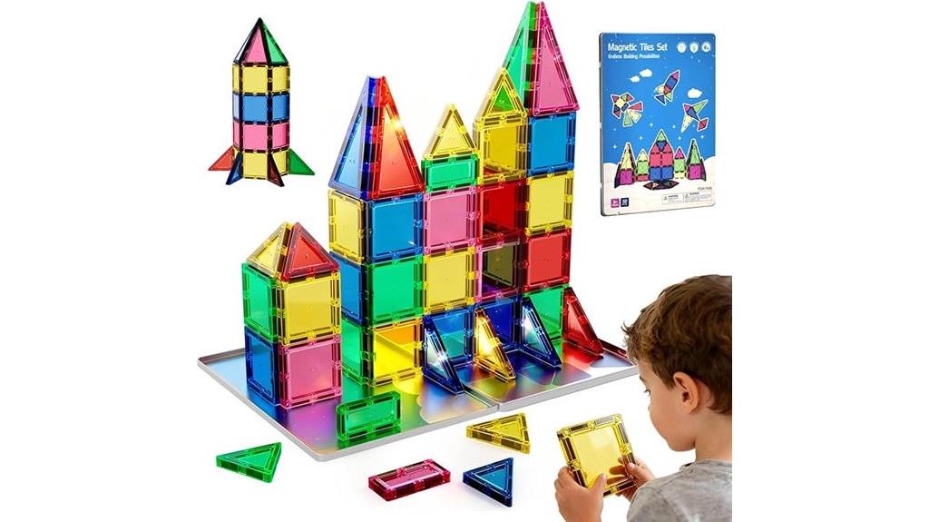 magnetic tiles 32 piece kit