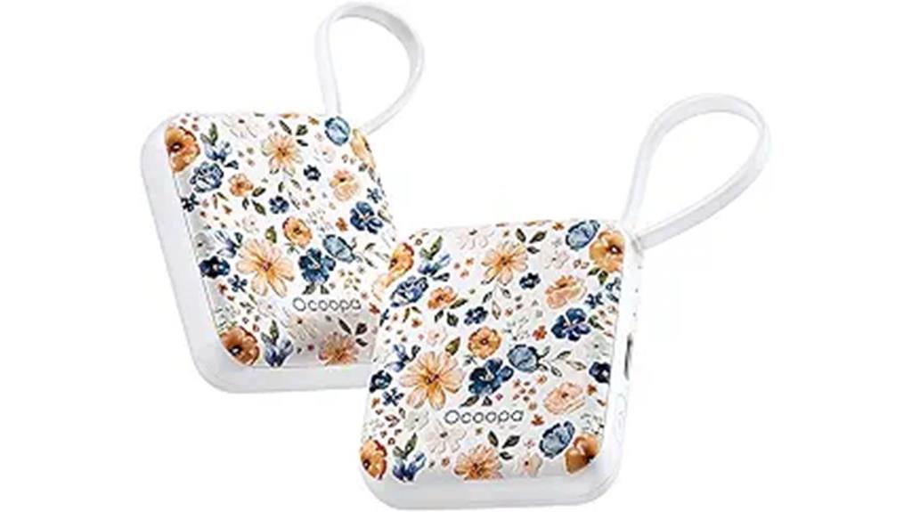 rechargeable hand warmer with smart temperature