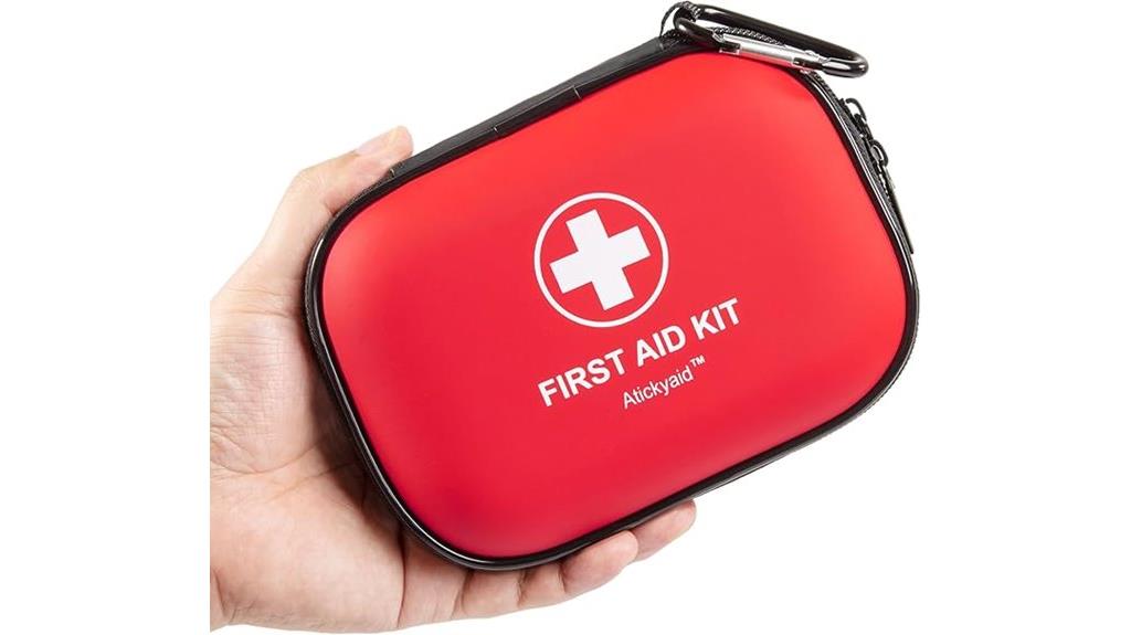 red waterproof emergency kit