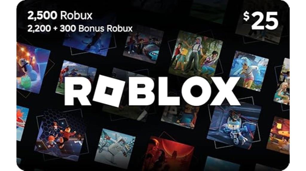 roblox gift card robux