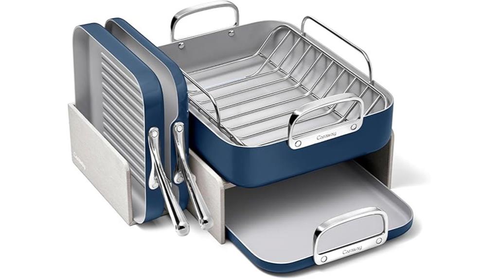 stylish ceramic nonstick set