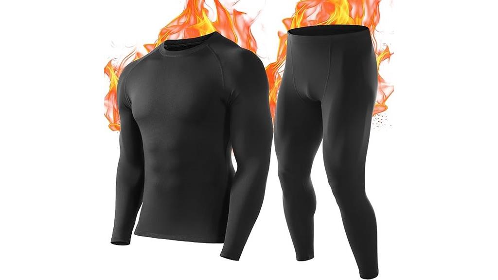 thermal fleece ski underwear