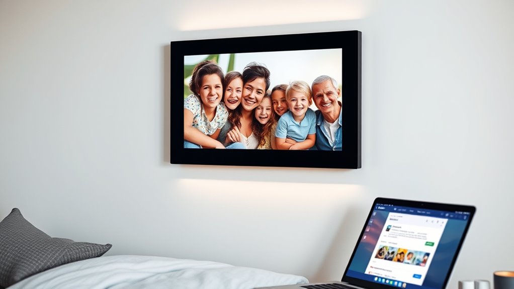 top email enabled digital frames