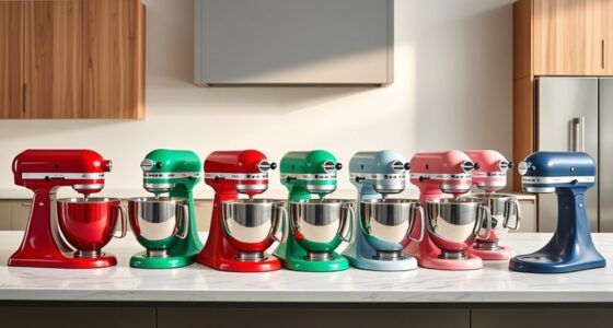 top kitchenaid mixer colors