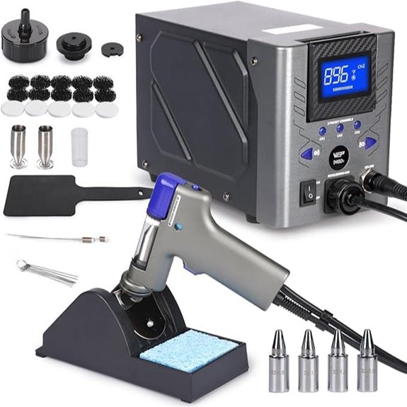 WEP 948D-I 110W Desoldering Station with Nozzles