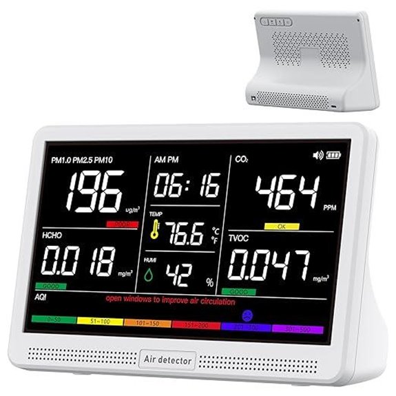 bonoch 16 in 1 Air Quality Monitor with Display