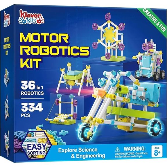 Klever Kits 36-in-1 Motor Robotic Kits for Kids