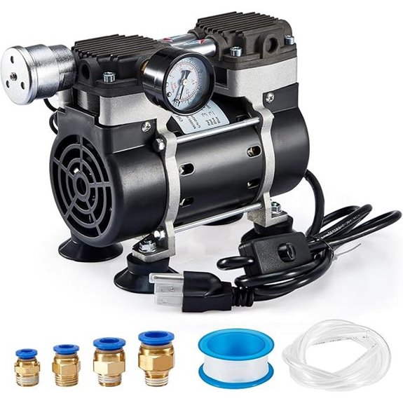 Vacuum Pump 50 L/Min with Switch and Connectors