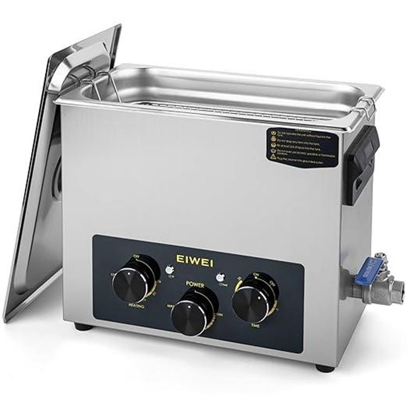 6L Ultrasonic Jewelry and Parts Cleaner