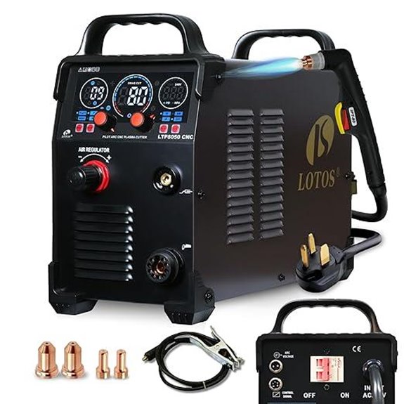 LOTOS CNC 80AMP Plasma Cutter with Arc & Drag Cut
