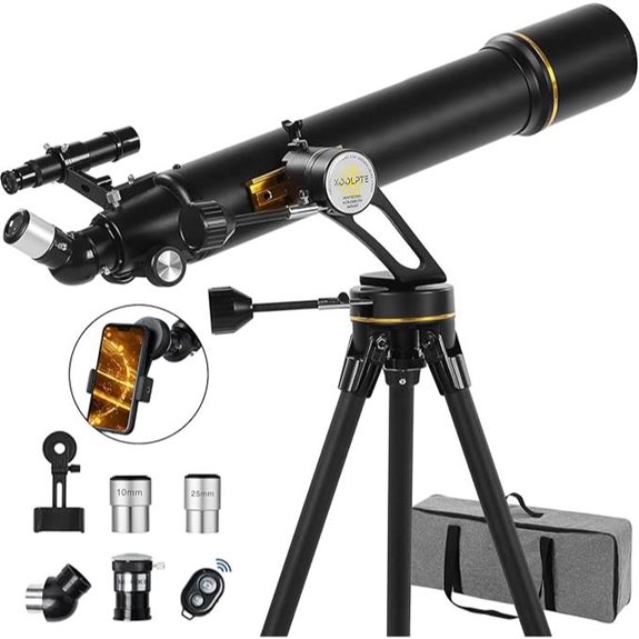 90mm Aperture Telescope with Mount Remote & Carry Bag