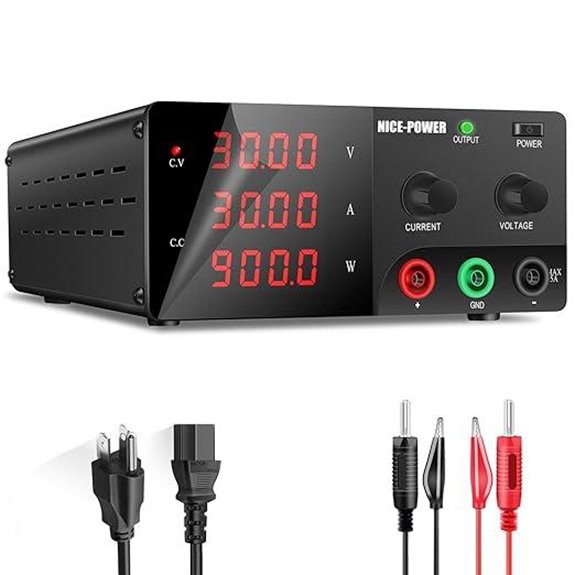 NICE-POWER DC Variable Bench Power Supply 30V 30A