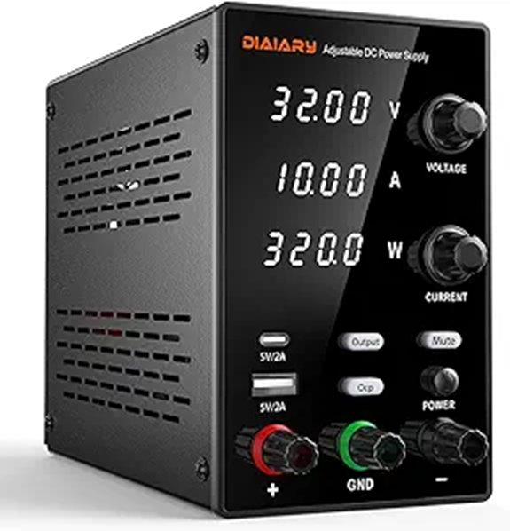 DC Adjustable Switching Regulated Power Supply (32V 10A)