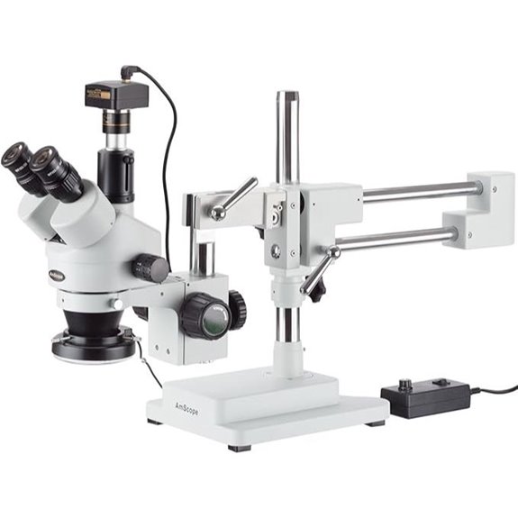 AmScope Trinocular Stereo Microscope with 5MP Camera