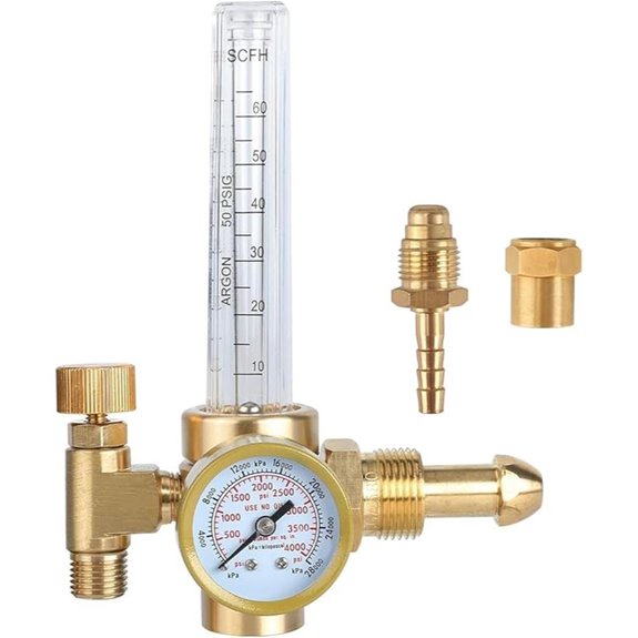 BETOOLL Argon/CO2 Gas Regulator with Flow Meter