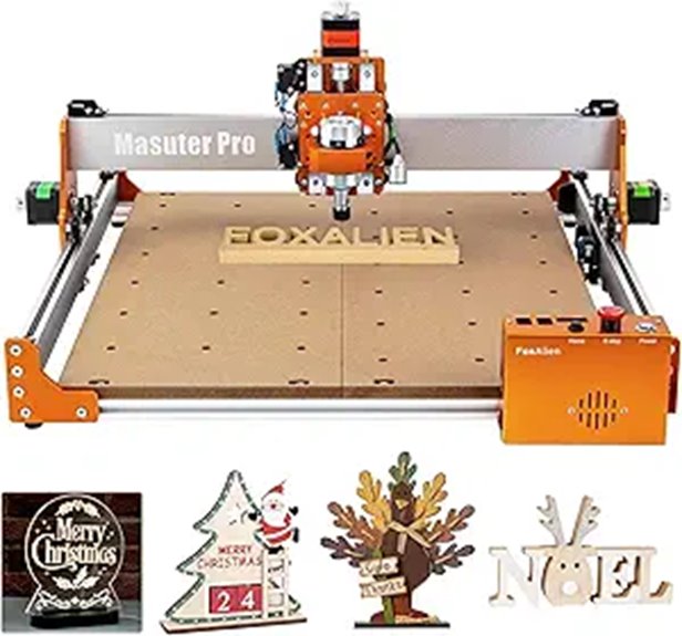 FoxAlien Masuter Pro 3-Axis CNC Router for Beginners