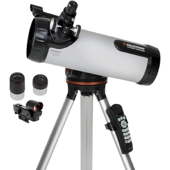 Celestron 114LCM Computerized Newtonian Telescope for Beginners