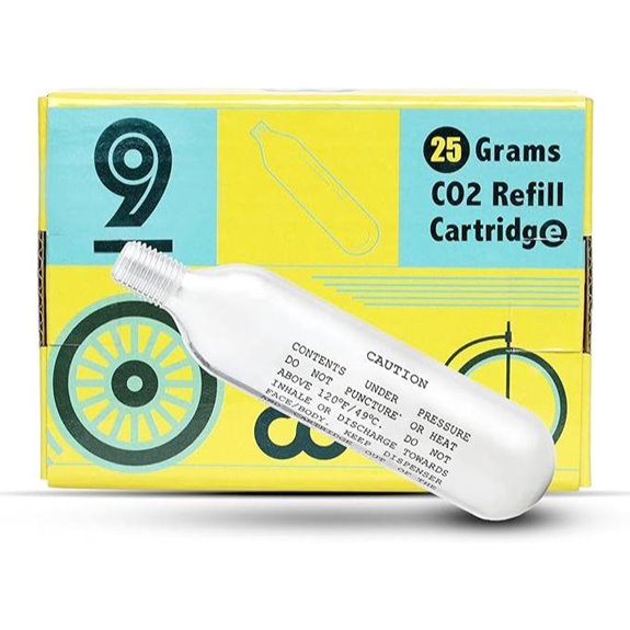 CyclingDeal CO2 Cartridges for Bike Tire Inflation