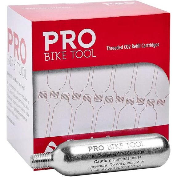 PRO BIKE TOOL CO2 Cartridges for Bike Tires