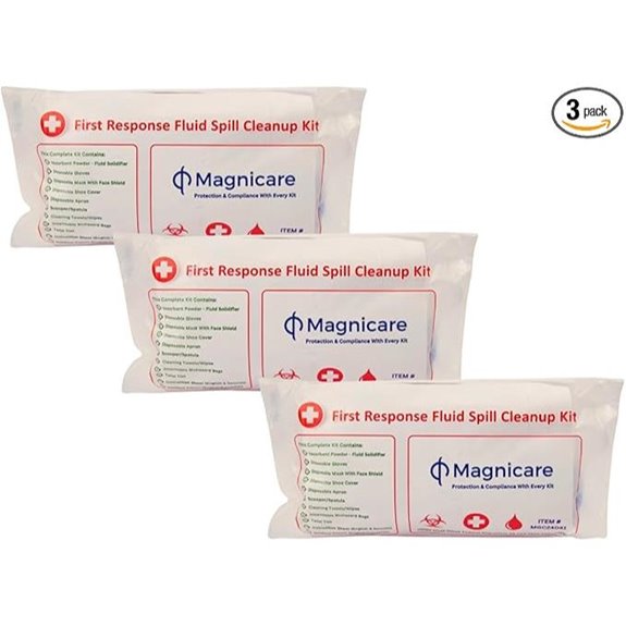 First Response Spill Kit - Blood & Vomit Cleanup (3 Pack)