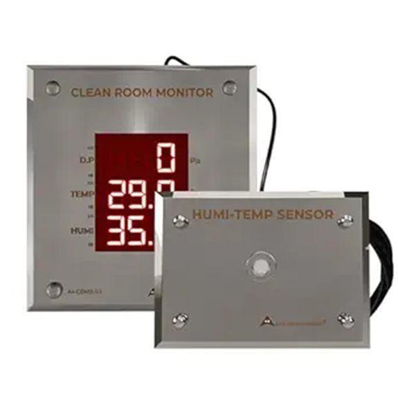 Differential Pressure Monitor for Clean Rooms and Pharma