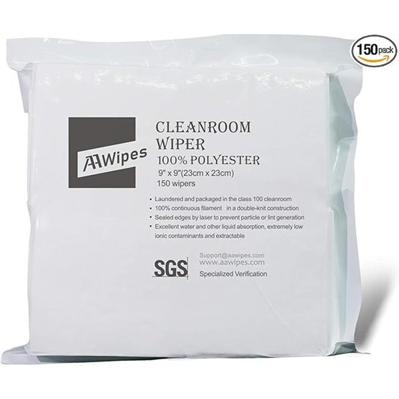 AAWipes Cleanroom Cloths 150 Pack 9x9