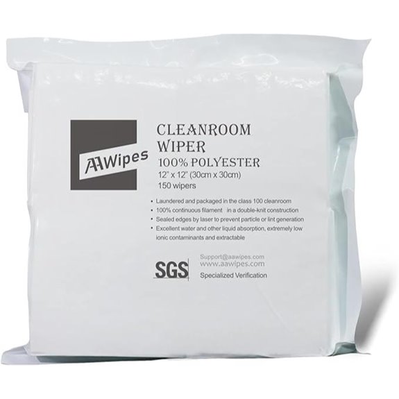 AAwipes Cleanroom Polyester Wipers 150 Pack