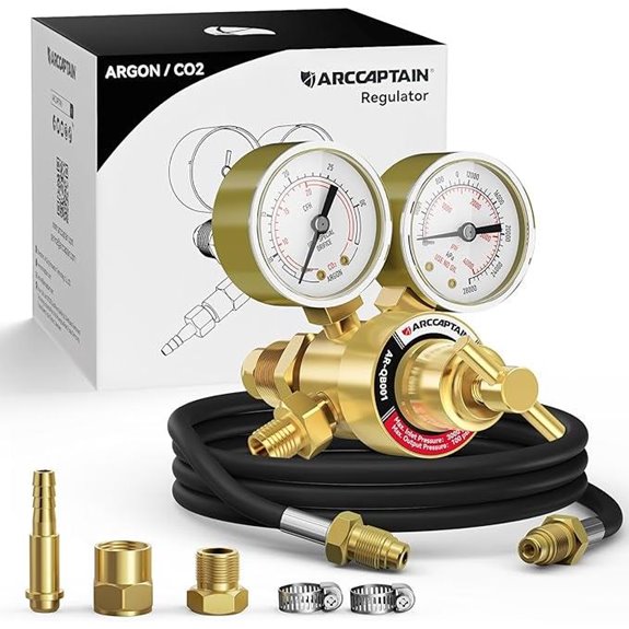 ARCCAPTAIN CO2 Regulator with Welding Hose