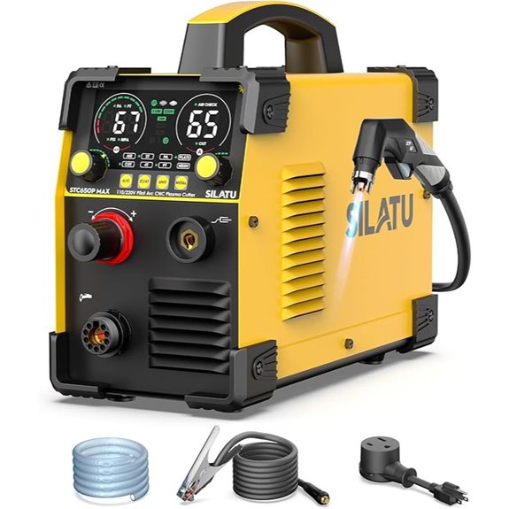 SILATU Plasma Cutter 65A Dual Voltage Digital Display