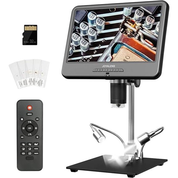 JL210 10.1 Digital Microscope with Stand and Camera