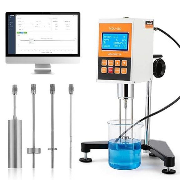 Bonvoisin Digital Rotary Viscometer with Rotors and Probe