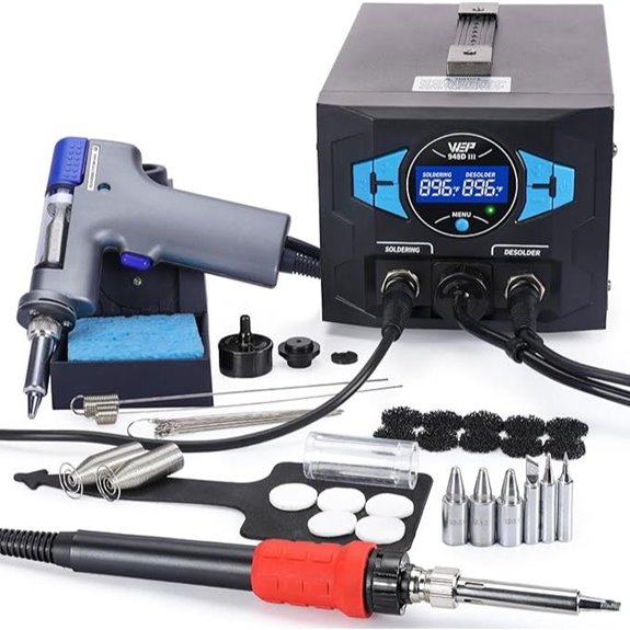WEP 948D III 2-in-1 ESD Soldering & Desoldering Station